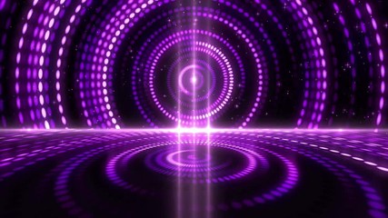 Poster - Futuristic abstract glittering colorful and elegance light dots pattern for stage show and video jockey background and screensaver