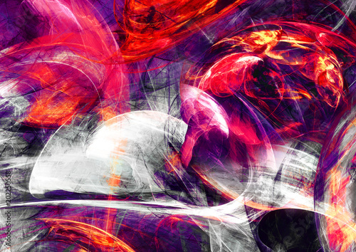 Artistic Color Motion Composition Abstract Beautiful Pink And