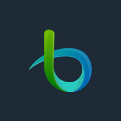 letter b logo template vector illustration