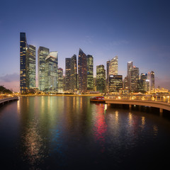 Fototapete - Singapour panorama