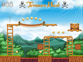 Sticker - A Treasure Hunting Game Pirate Theme