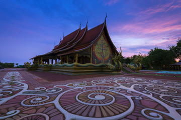 Wall Mural - Wat Sirinthorn (Phu Prow) in Ubon Ratchathani, Thailand.