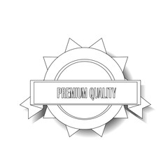 premium quality sale label badge icon stamp illustration