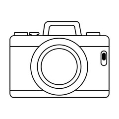 camera photographic isolated icon vector illustration design