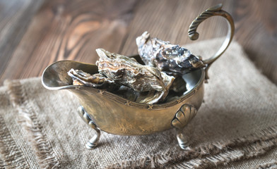 Sticker - Raw oysters in the gravy boat