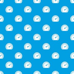 Poster - Speedometer pattern vector seamless blue repeat for any use