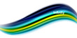 Vector 3d fluid colors wave background
