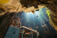 Batu Caves Temple Within Cave In Kuala Lumpur, Malaysia