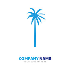 Wall Mural - black palmetto tree company logo design