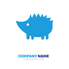 Poster - hedgehog company logo design