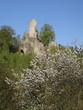 View on Frydstejn castle ruin, Mala skala, Bohemian paradise, Czech republic