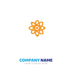 Canvas Print - Atom company logo design