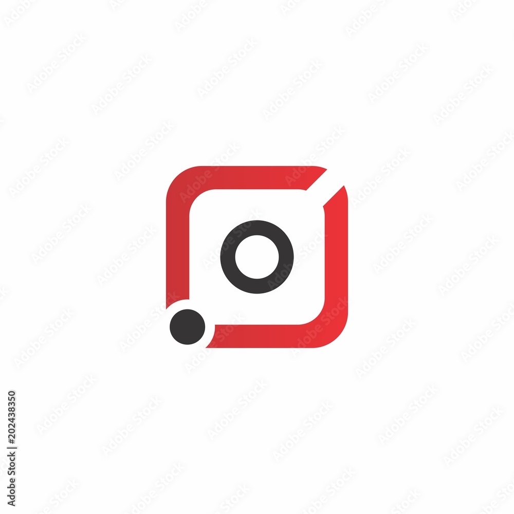camera logo design for photography and application - obrazy, fototapety, plakaty 