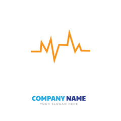 Wall Mural - pulse company logo design