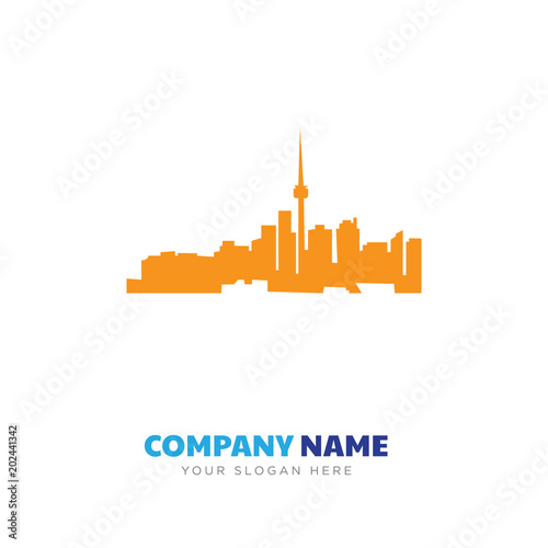 Toronto Skyline Company Logo Design Buy This Stock Vector And
