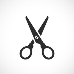 Wall Mural - Classic office scissors vector icon