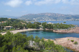 Fototapeta Na drzwi - Bay of Agay, near to Cannes, french riviera, mediterranean coast