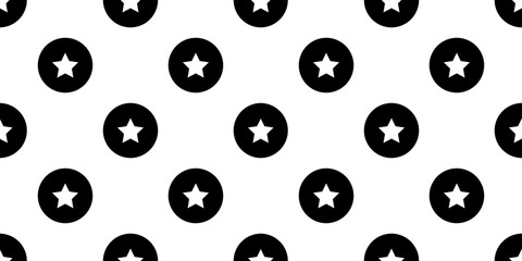 Wall Mural - star seamless Pattern vector polka dot isolated background wallpaper