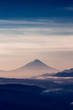 © torsakarin - Mountain Fuji with morning mist in spring season