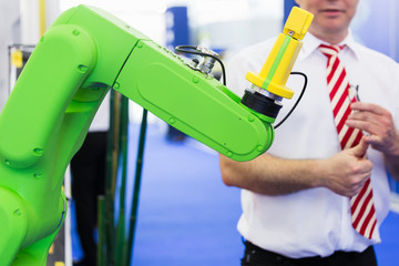 Aufkleber - Roboric arm. Smart factory