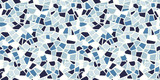 Fototapeta Łazienka - Bright abstract mosaic seamless pattern. Vector background. Endless texture. Ceramic tile fragments.
