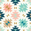 vector kilim tribal cream green and pink seamless repeat backround