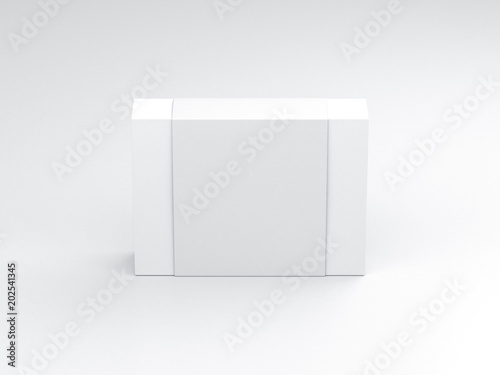 White Gift Box Mockup With Paper Sleeve 3d Rendering Buy This Stock Illustration And Explore Similar Illustrations At Adobe Stock Adobe Stock