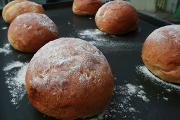 fresh homemade bread