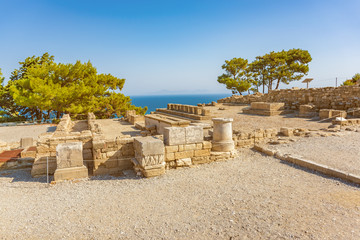 Hierothyteion in ancient city of Kamiros (island of Rhodes, Greece)