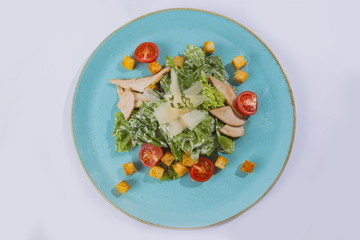 Wall Mural - Caesar salad with chicken