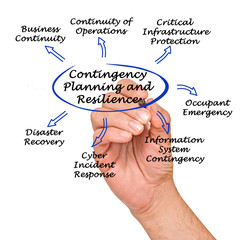 Canvas Print - Contingency Planning and Resilience