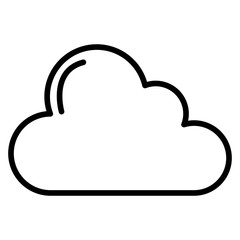 Sticker - cloud sky isolated icon vector illustration design