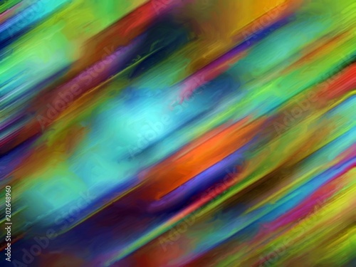 Abstract Bright Background Colorful Oil Painting Wallpaper