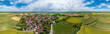 360° Luftbild Panorama - Monzernheim in der Rheinpfalz