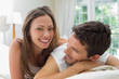 © WavebreakmediaMicro - Close-up of a relaxed couple lying in bed