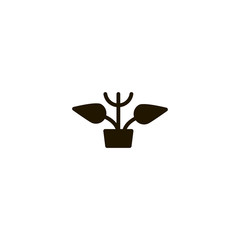 Wall Mural - plant icon. sign design