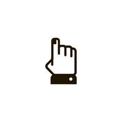 Wall Mural - hand cursor icon. sign design