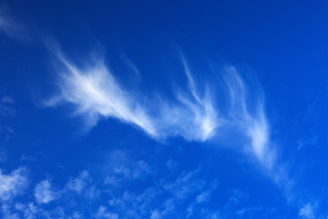 Blue sky abstract background.