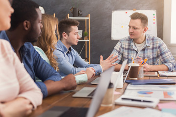 Aufkleber - Programmers working in software developing company