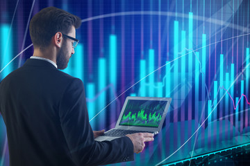 Poster - Technology, trade and analysis concept