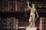 Fototapeta  - Lady of justice, Law and justice concept