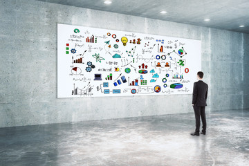 Wall Mural - Leadership, success and solution concept