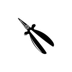 Poster - narrow pliers icon. Element of construction tools illustration. Premium quality graphic design icon. Signs and symbols collection icon for websites, web design, mobile app