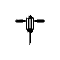 Poster - Construction jackhammer icon. Element of construction tools illustration. Premium quality graphic design icon. Signs and symbols collection icon for websites, web design, mobile app