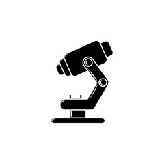 Poster - microscope icon. Element of education and science illustration. Premium quality graphic design icon. Signs and symbols collection icon for websites, web design, mobile app