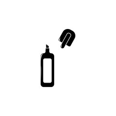 Poster - marker icon. Element of education and science illustration. Premium quality graphic design icon. Signs and symbols collection icon for websites, web design, mobile app
