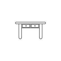 Poster - dresser icon. Element of furniture for mobile concept and web apps. Thin line  icon for website design and development, app development. Premium icon