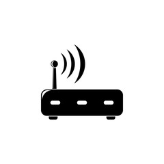 Poster - modem icon. Element of equipment illustration. Premium quality graphic design icon. Signs and symbols collection icon for websites, web design, mobile app