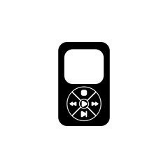 Poster - music player icon. Element of equipment illustration. Premium quality graphic design icon. Signs and symbols collection icon for websites, web design, mobile app
