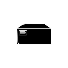 Poster - packing box illustration. Element of a logistic for mobile concept and web apps. Detailed illustration of packing box can be used for web and mobile. Premium icon